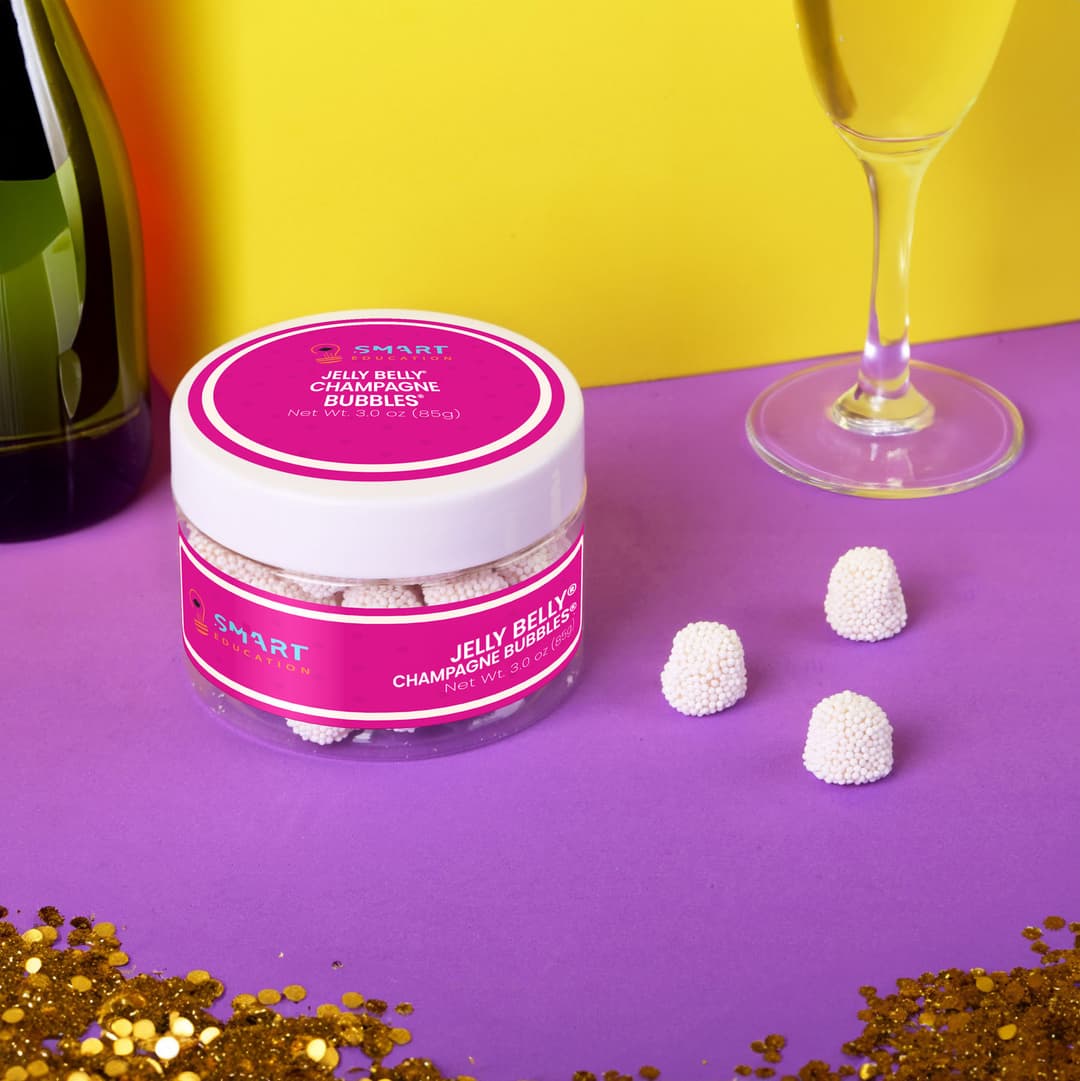 Jelly Belly® Champagne Bubbles®: Small Jar