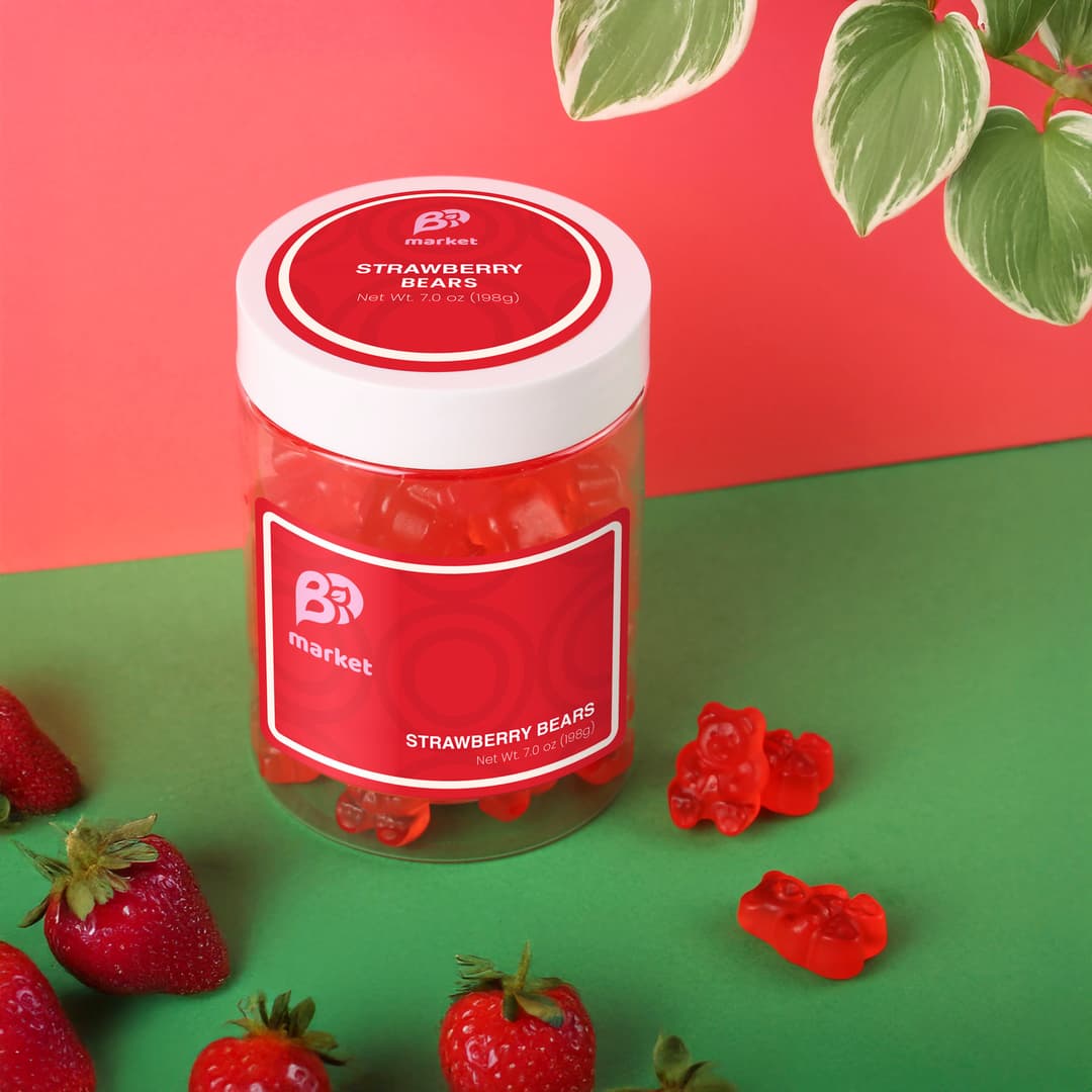 Albanese® Strawberry Gummi Bears: Large Jar