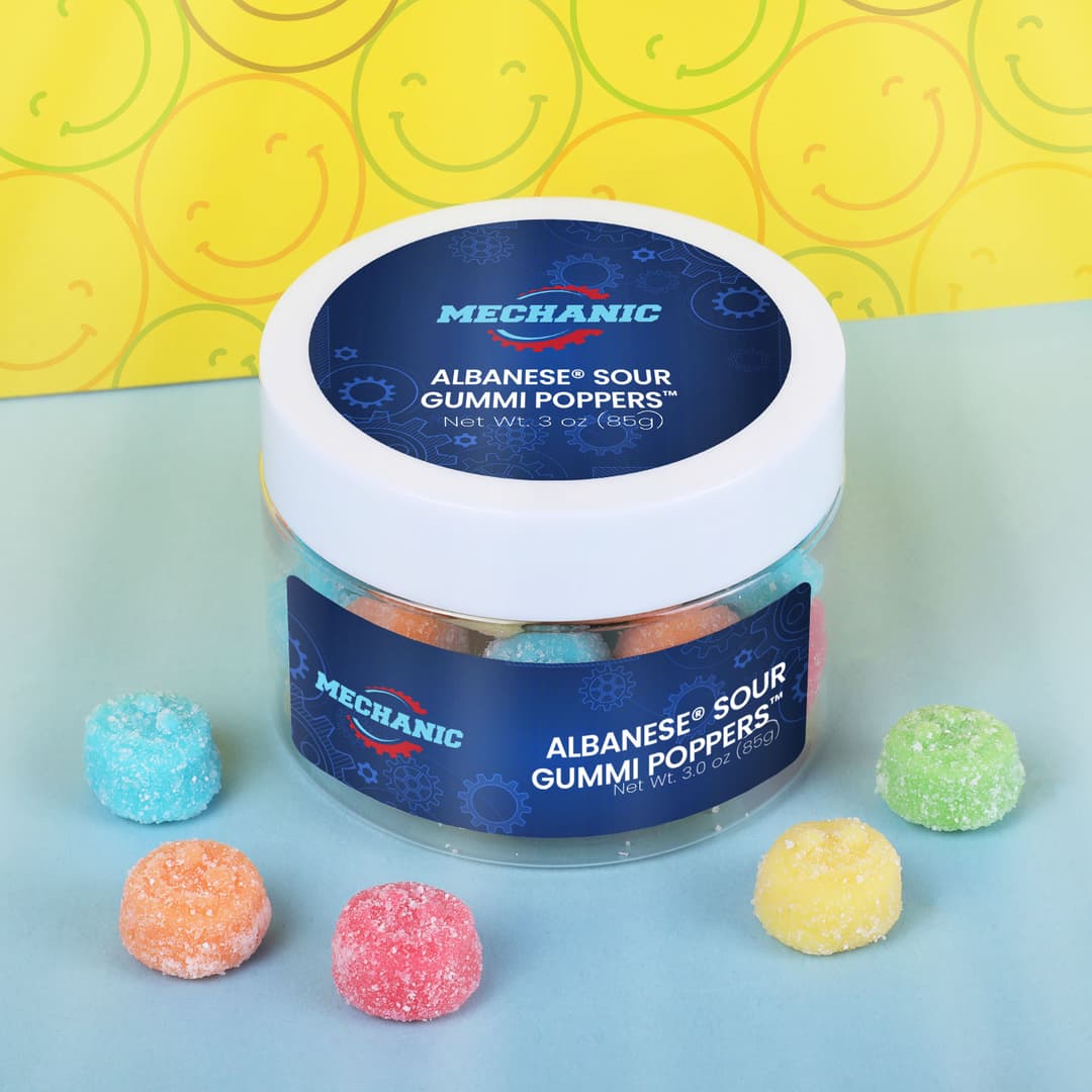 Albanese® Sour Gummi Poppers™: Small Jar
