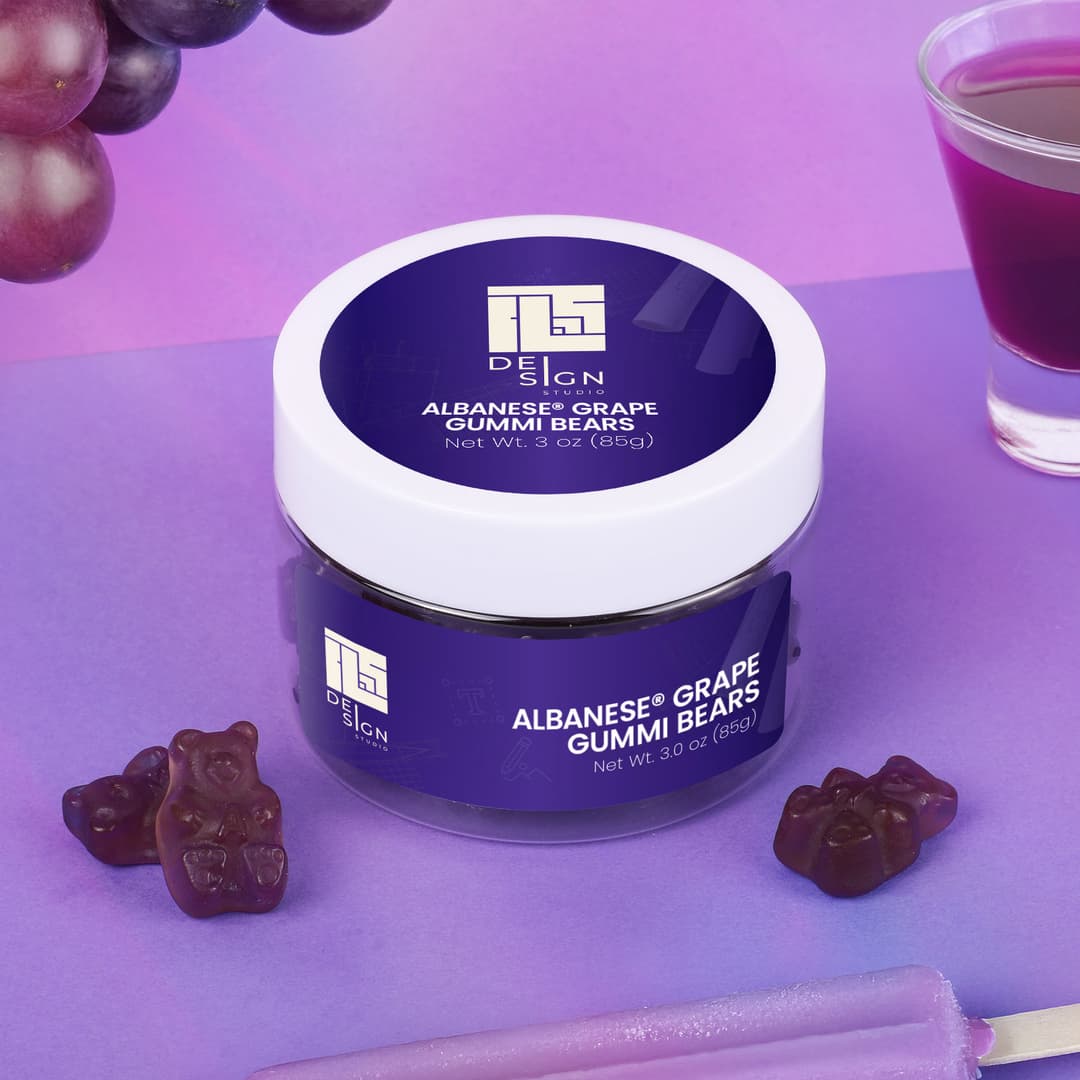 Albanese® Grape Gummi Bears: Small Jar