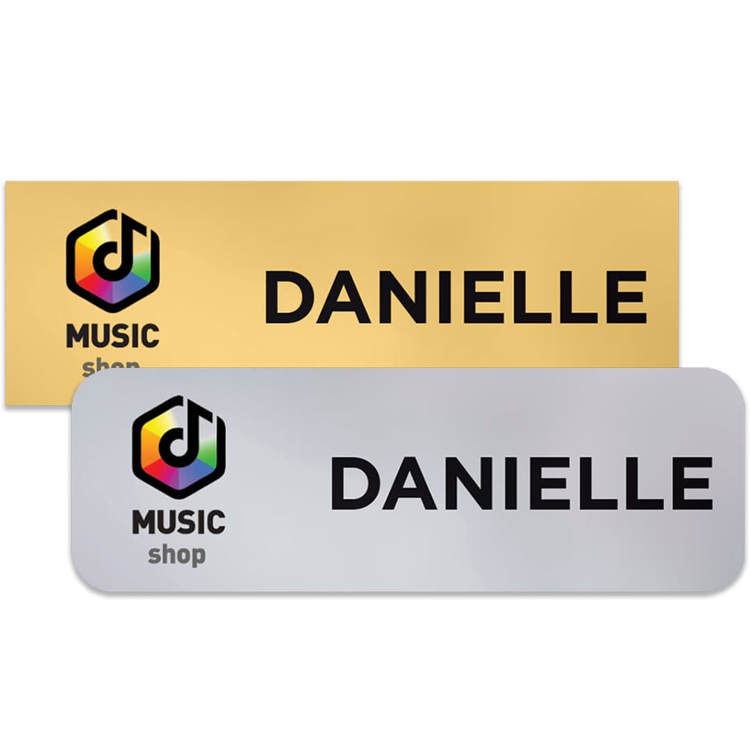 Charleston Plastic Name Badge (Standard Size 1" x 3")