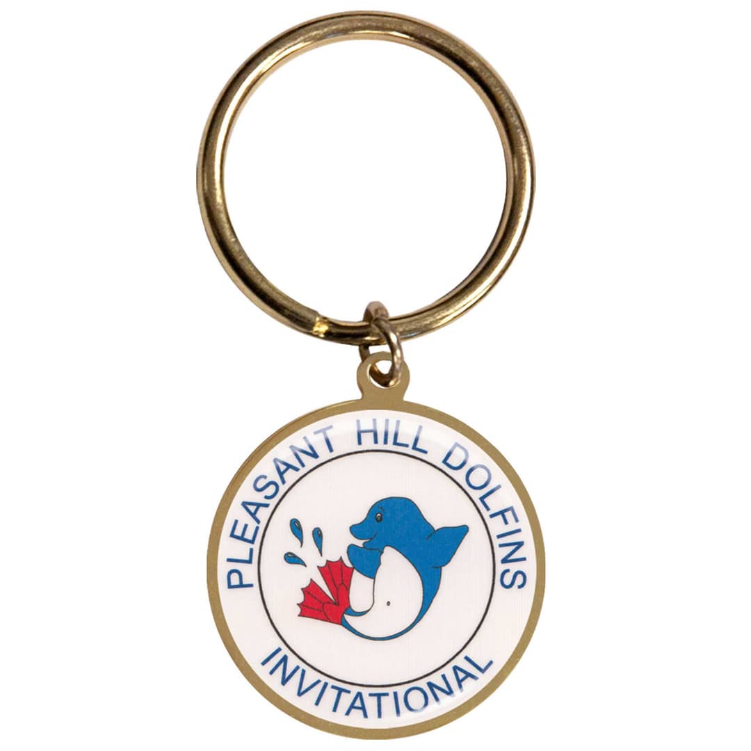 Digistock Keychains: 1 1/8" Dia