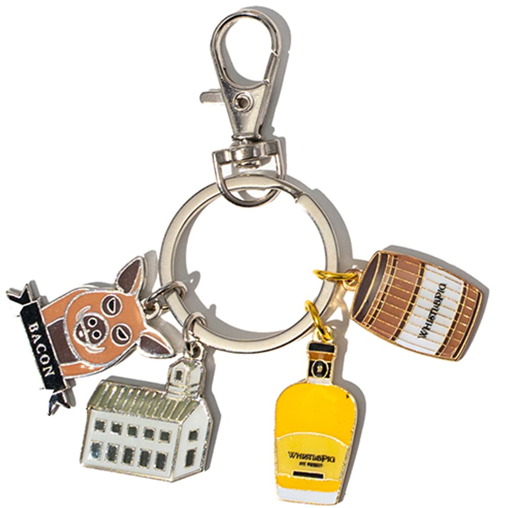 Diestruck Charm Keychain: 4 Charms