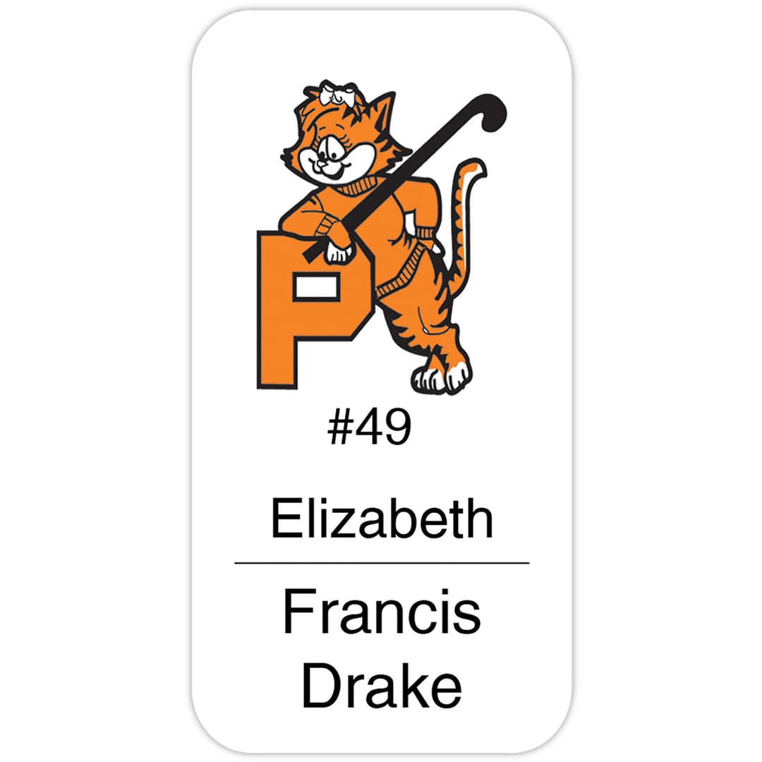 Fort Worth Plastic Name Badge: 3" X 1-1/2"