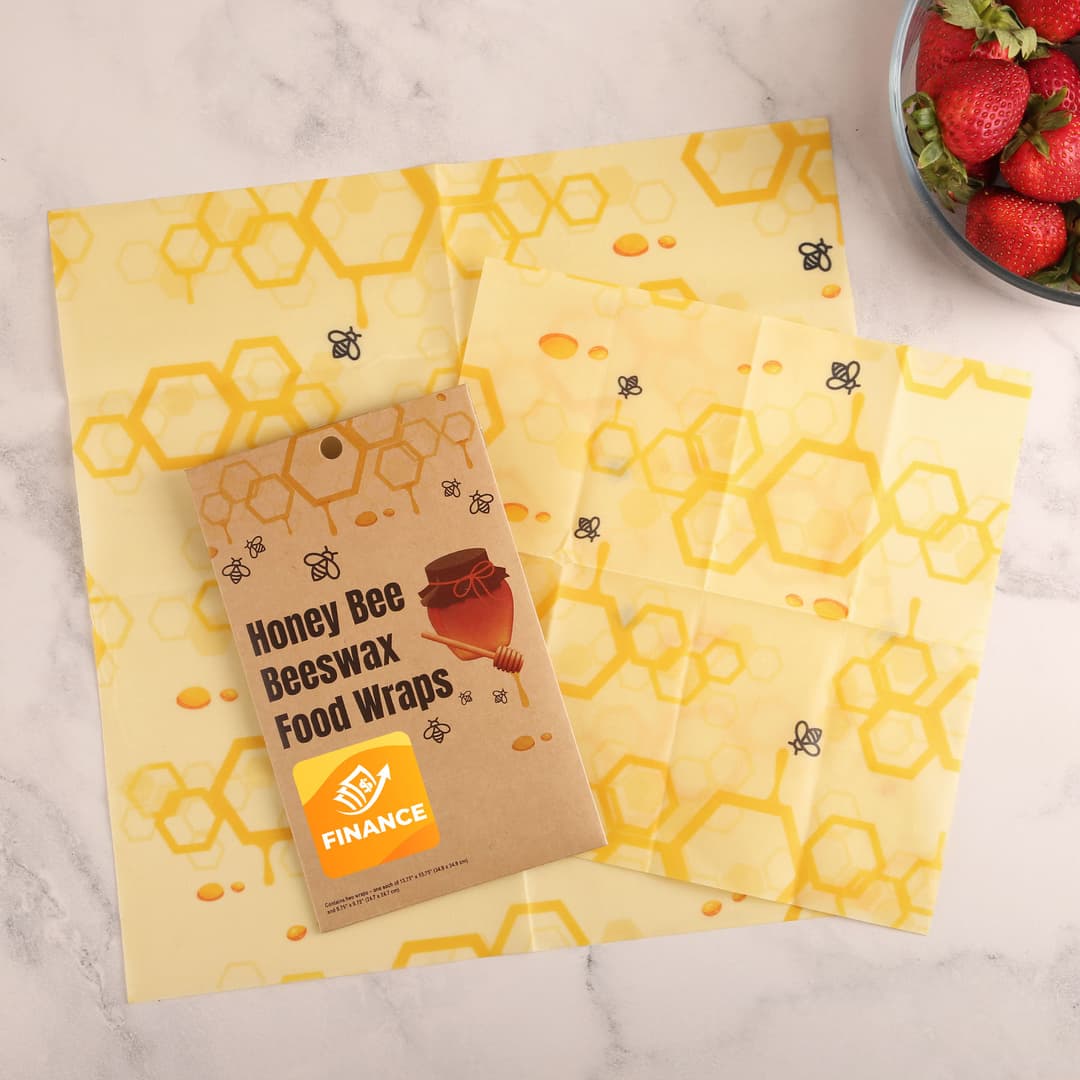 Honey Bee Beeswax Food Wraps
