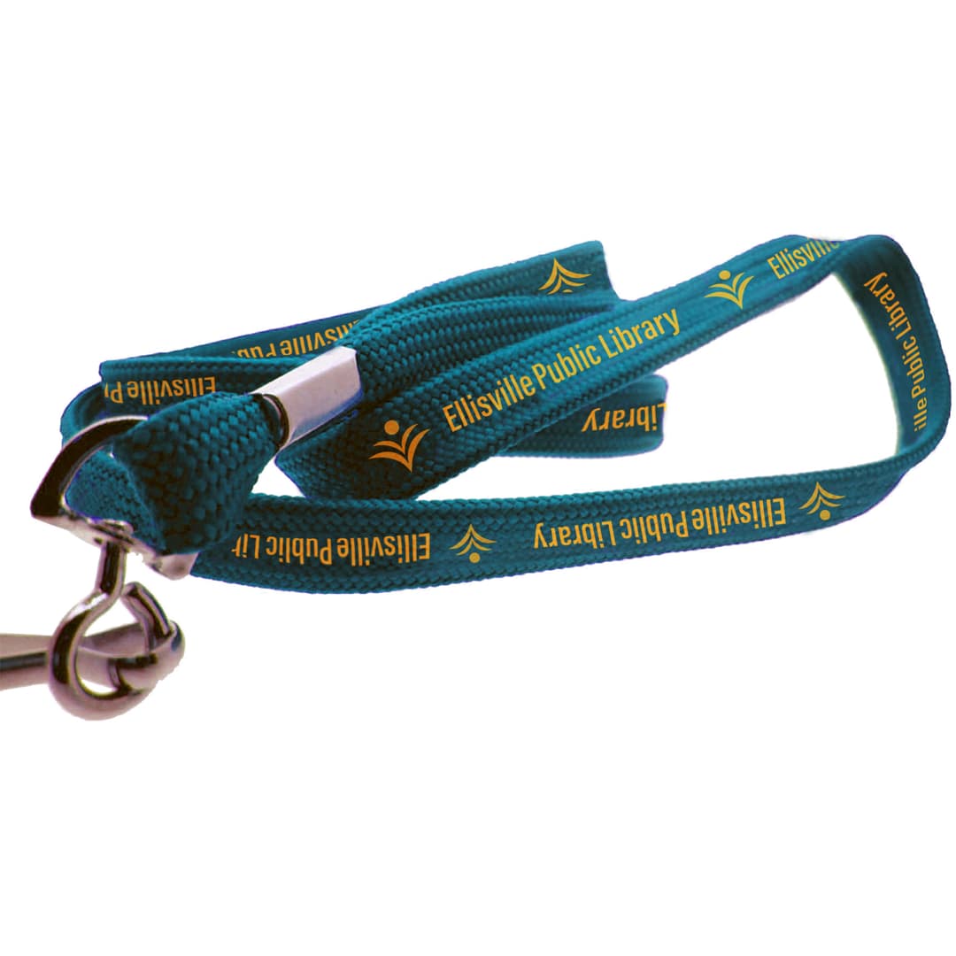 Silkscreened Tubular Polyester Lanyard: 5/8" W X 36" L