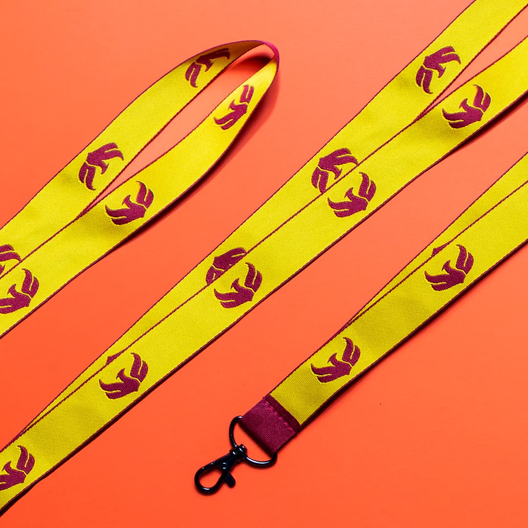 Woven Lanyards: 1" W X 36" L