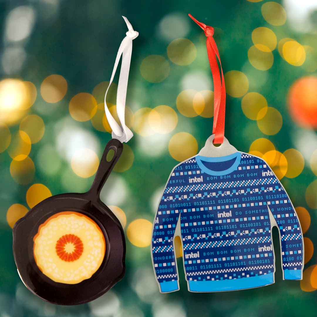 Offset Print Custom Ornament On Stainless Steel With Epoxy Dome: 1 Sided 4"