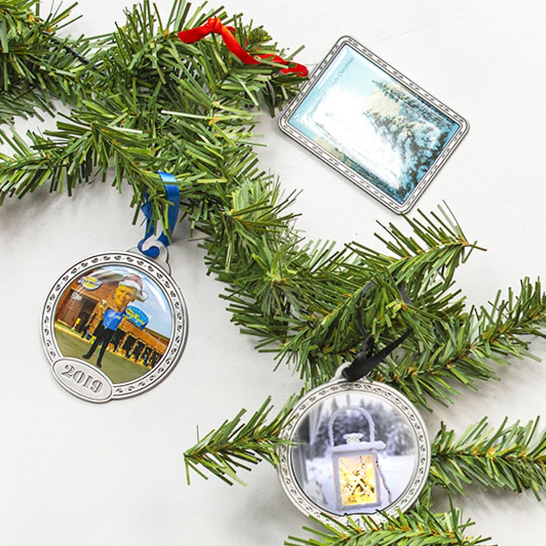 Print Ornaments: Two Sides Up To 3" X 3"