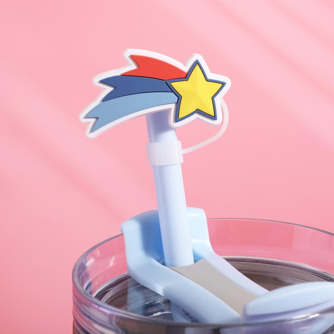 2" PVC Straw Topper