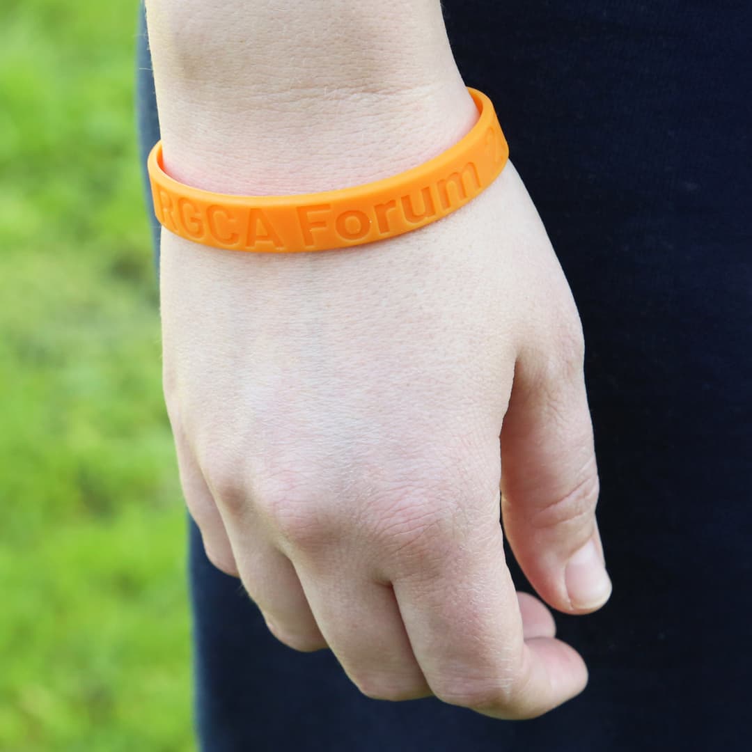 Debossed Silicone Bracelets: 12Mm
