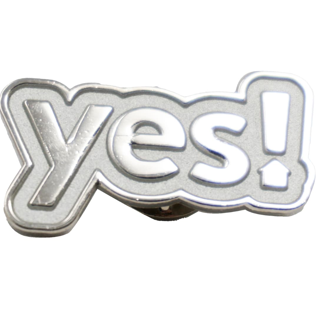 Diestruck Sandblasted Lapel Pins: Iron 1 1/4" W X 1 1/4" H