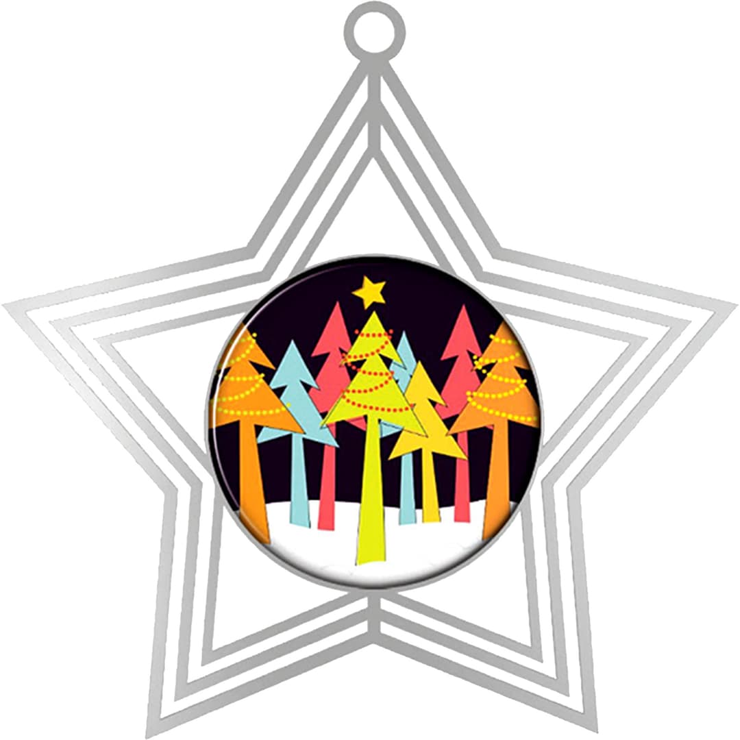 Digistock Ornaments: Silver Star