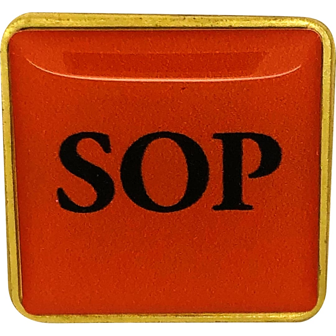 Digistock Lapel Pins: 1" W X 1" H Rounded Square