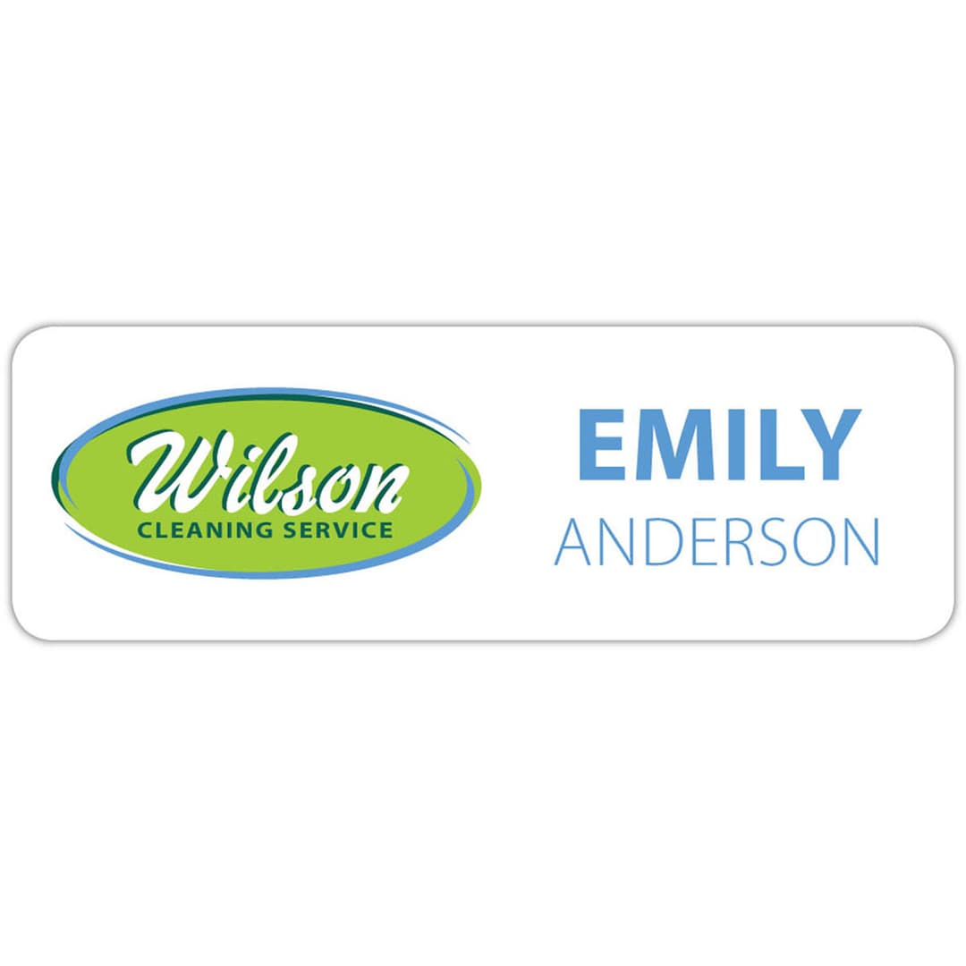 St. Paul Plastic Express Name Badge (Standard Size 1" x 3")