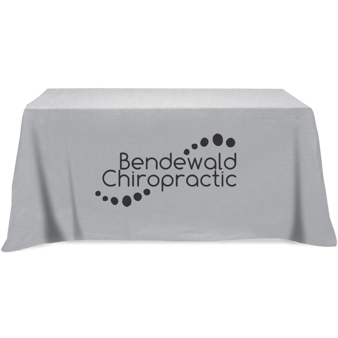 Flat 4-Sided Table Cover - Fits 6 Foot Standard Table: Poly-Cotton