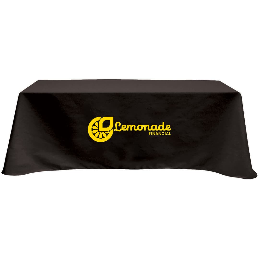 Flat 4-Sided Table Cover - Fits 8 Foot Standard Table: Poly-Cotton