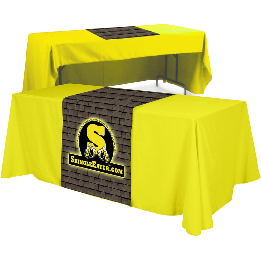 rPET Polyester Table Runner - (Front, Top) - All Over Dye Sub