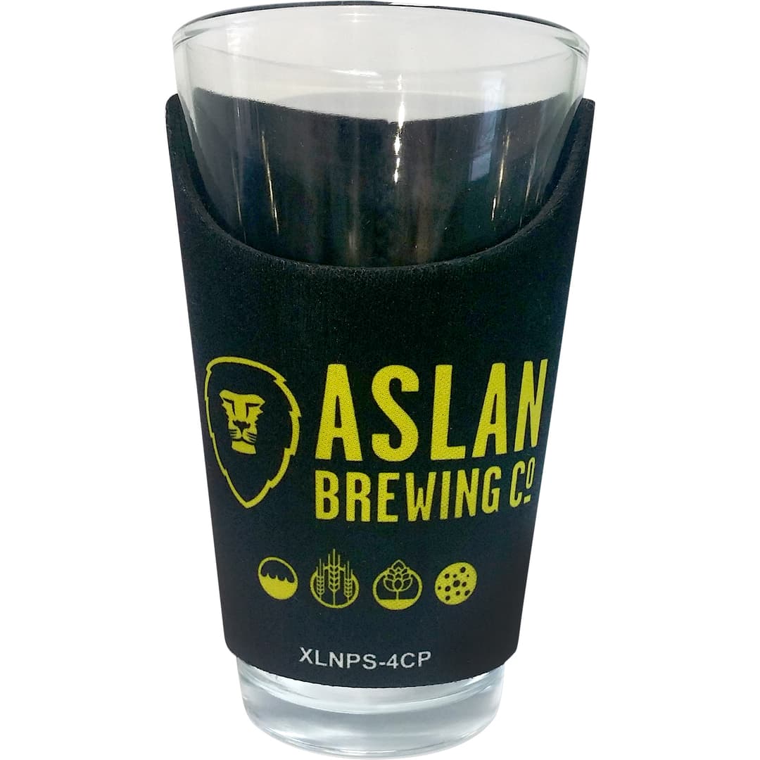 Full Color XL Neoprene Pint Sleeve