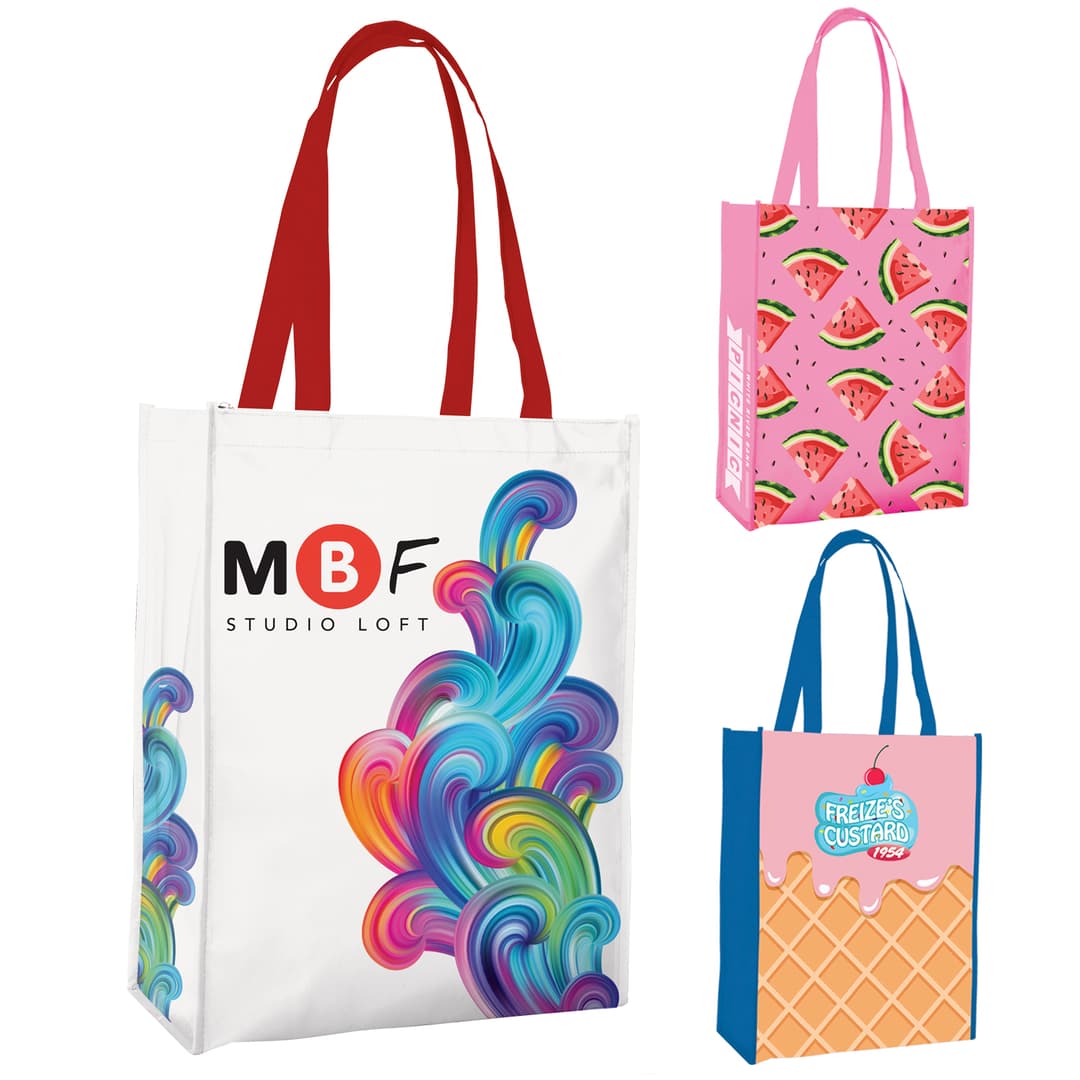 Laminated Non-Woven Portrait Tote