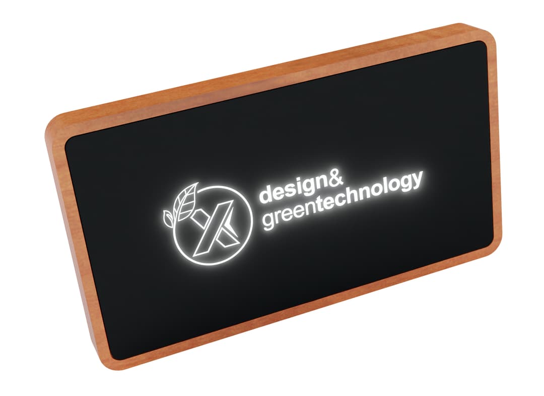 Maple Wood Wireless Power Bank 5000 mAh