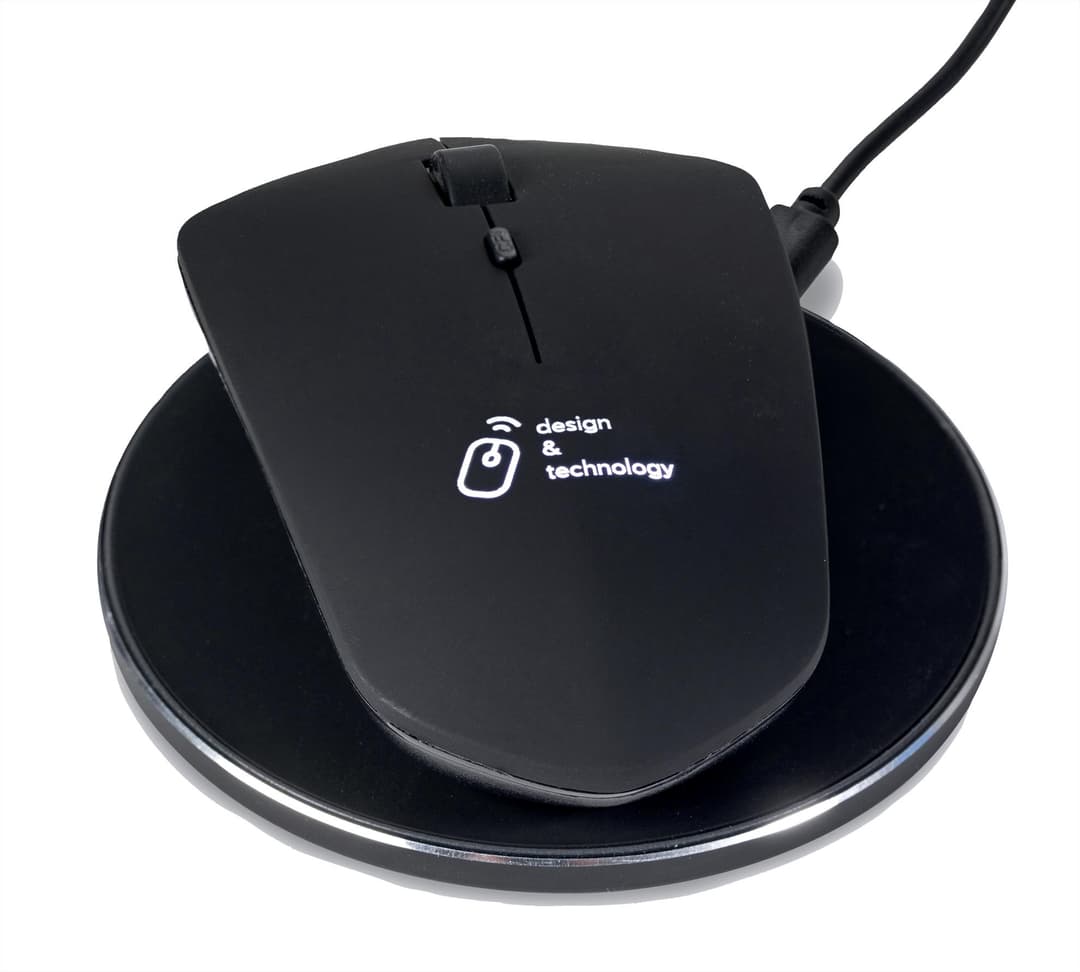 Wireless Charging Mouse & Wireless Charger