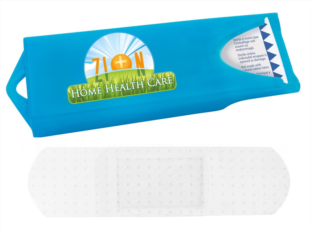 Original Colored Dispenser w/Clear Bandages