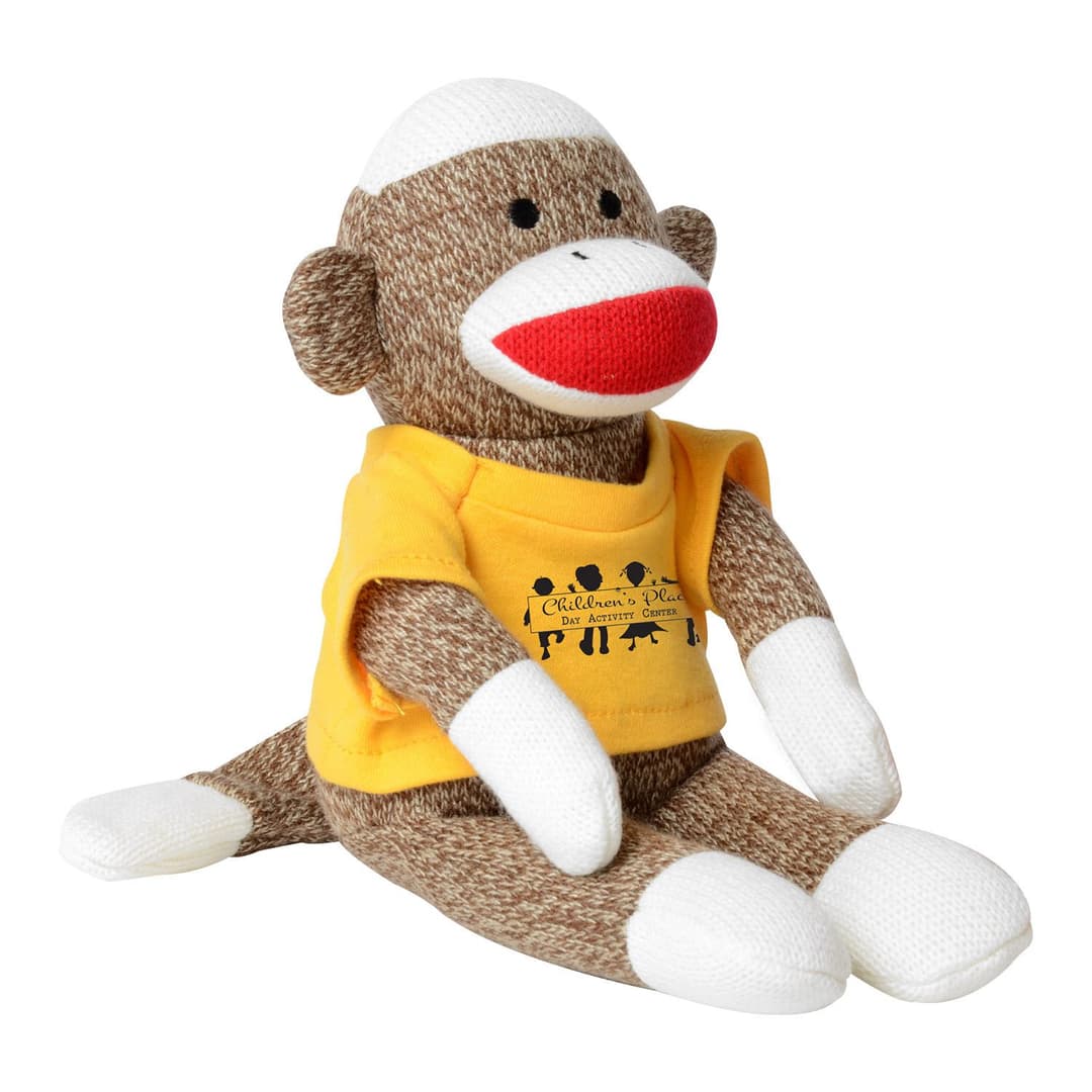 Sock Monkey - 11" Plush