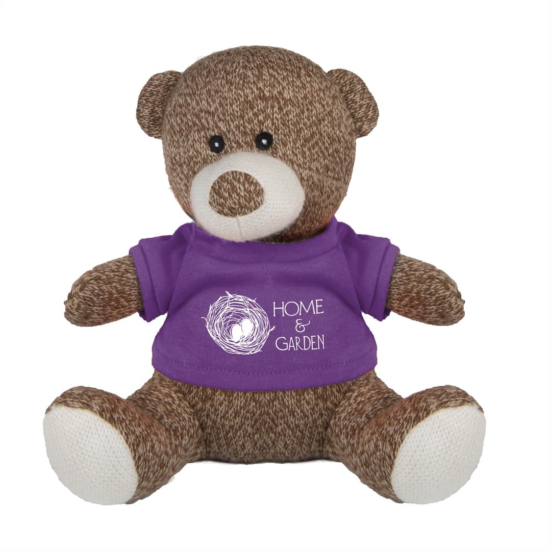 Knitted Teddy Bear - 7.5" Plush