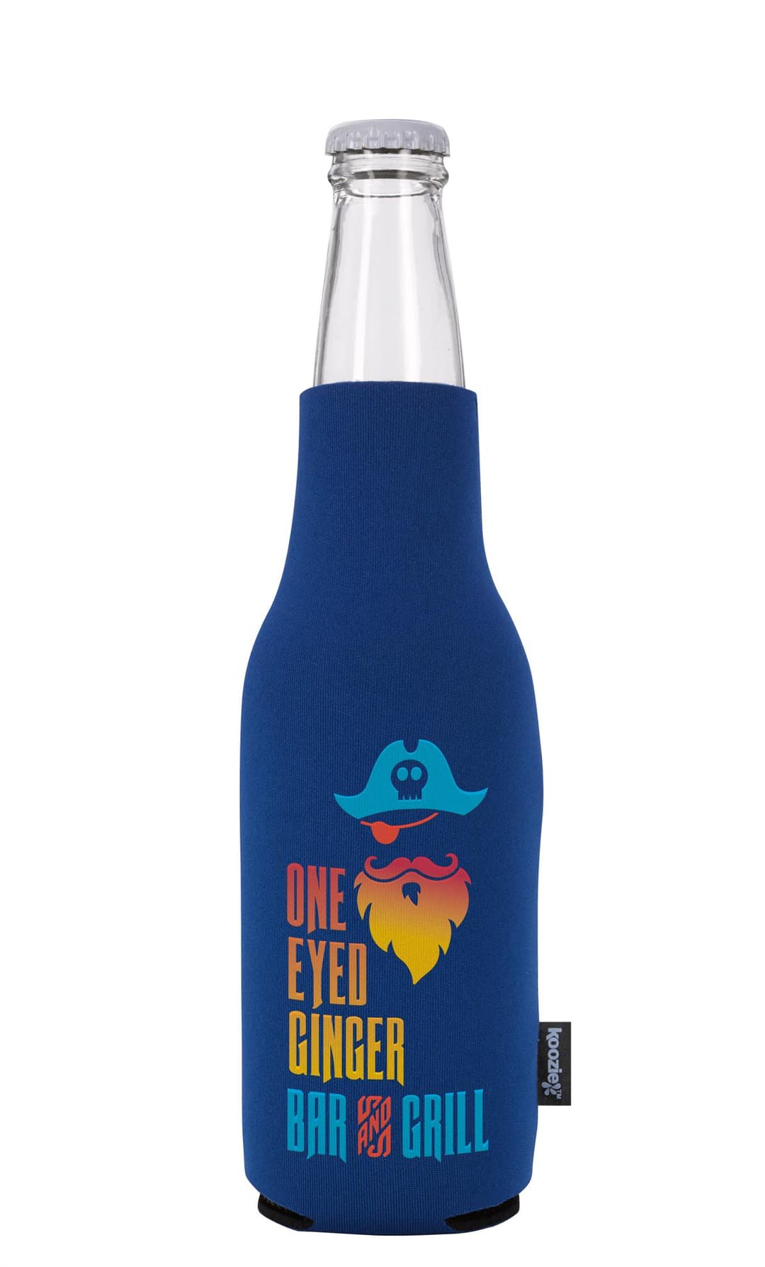 Neoprene Zip-Up Bottle Cooler