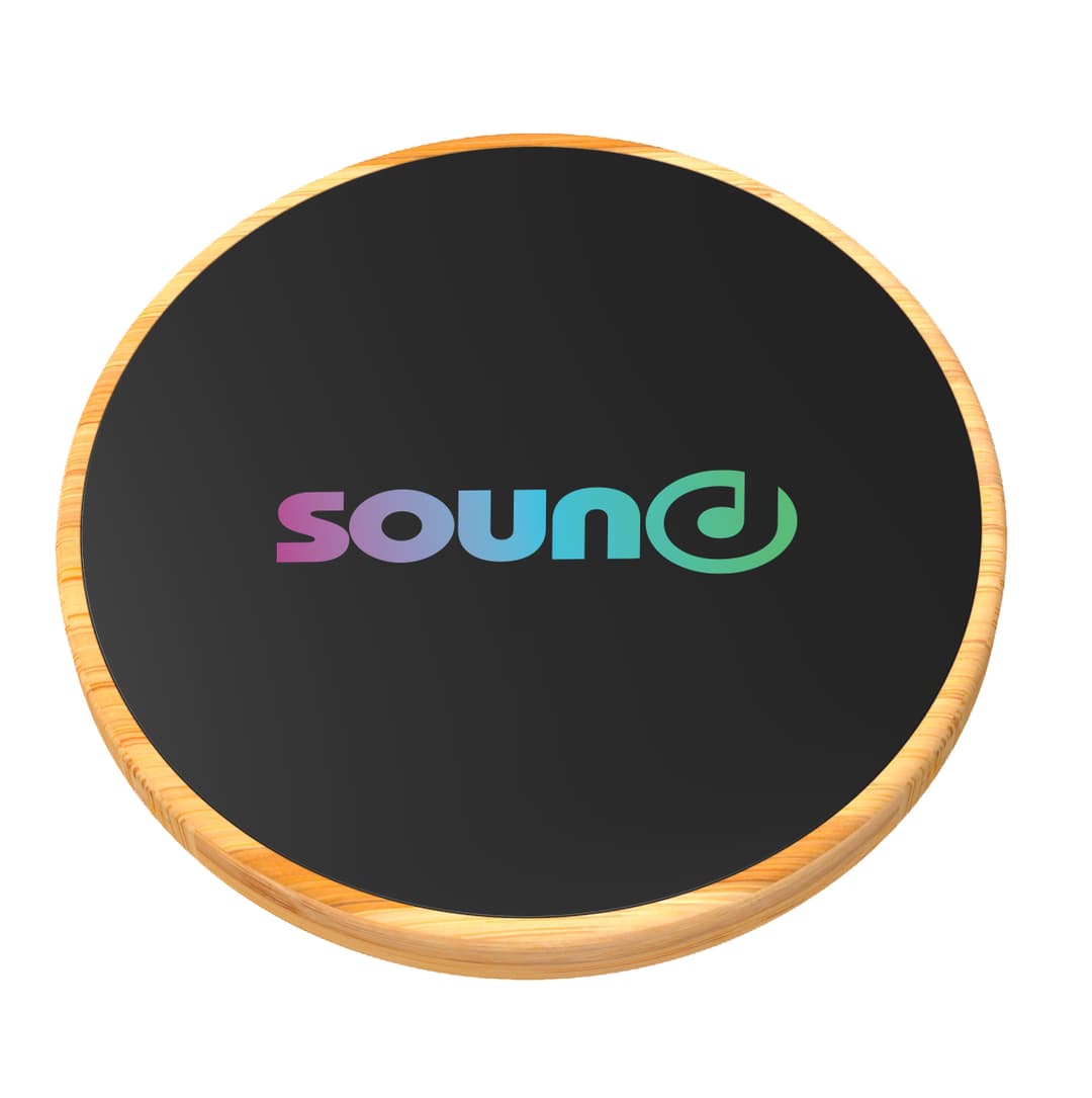 Full-Color Bamboo 15W Wireless Charger