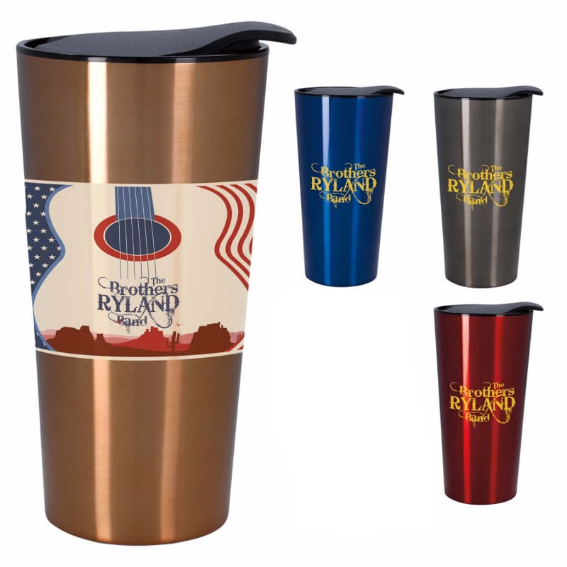 Fashion Metallic Tumbler - 16 oz.