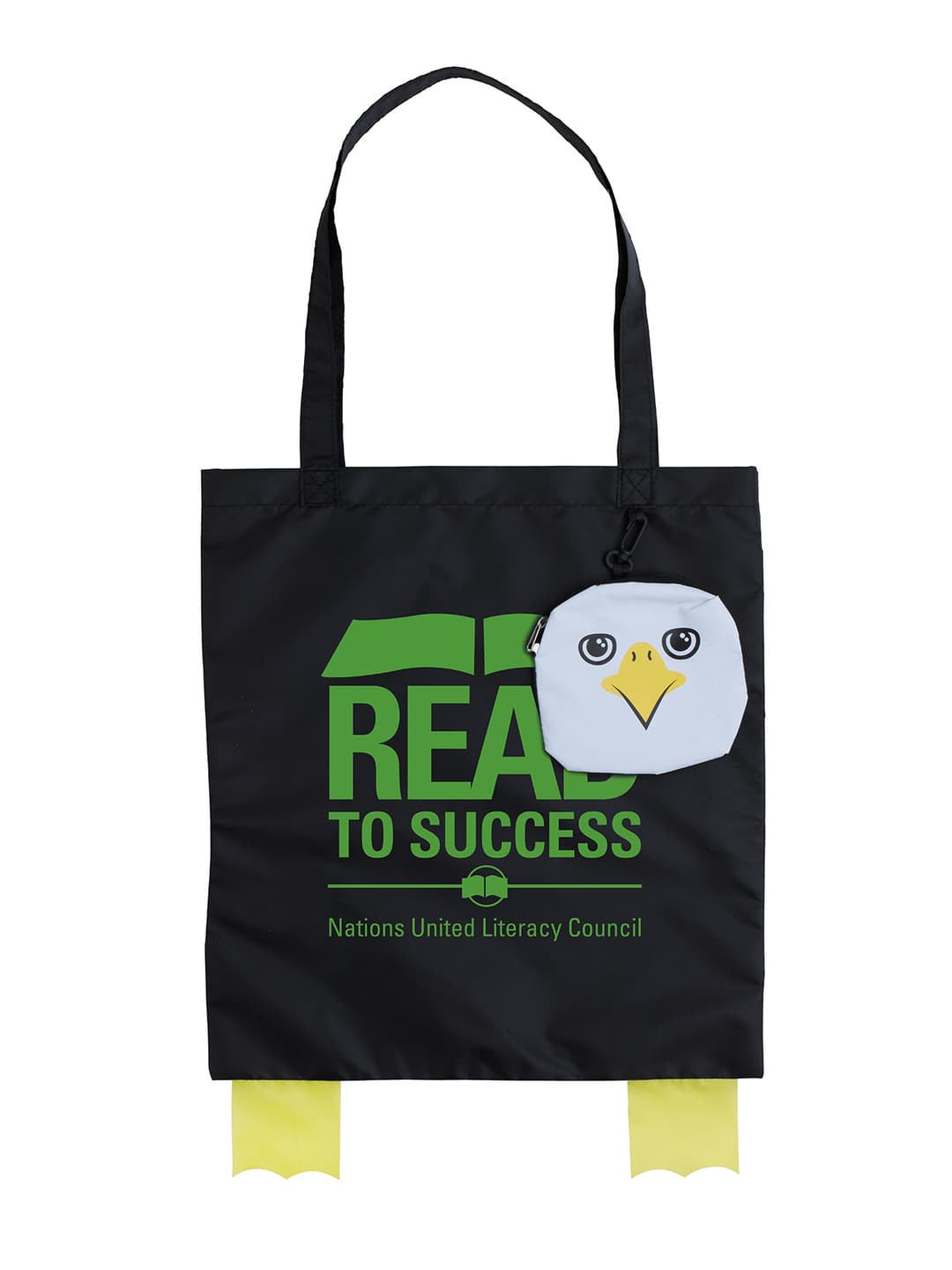 Foldable Tote with Hanging Pouch