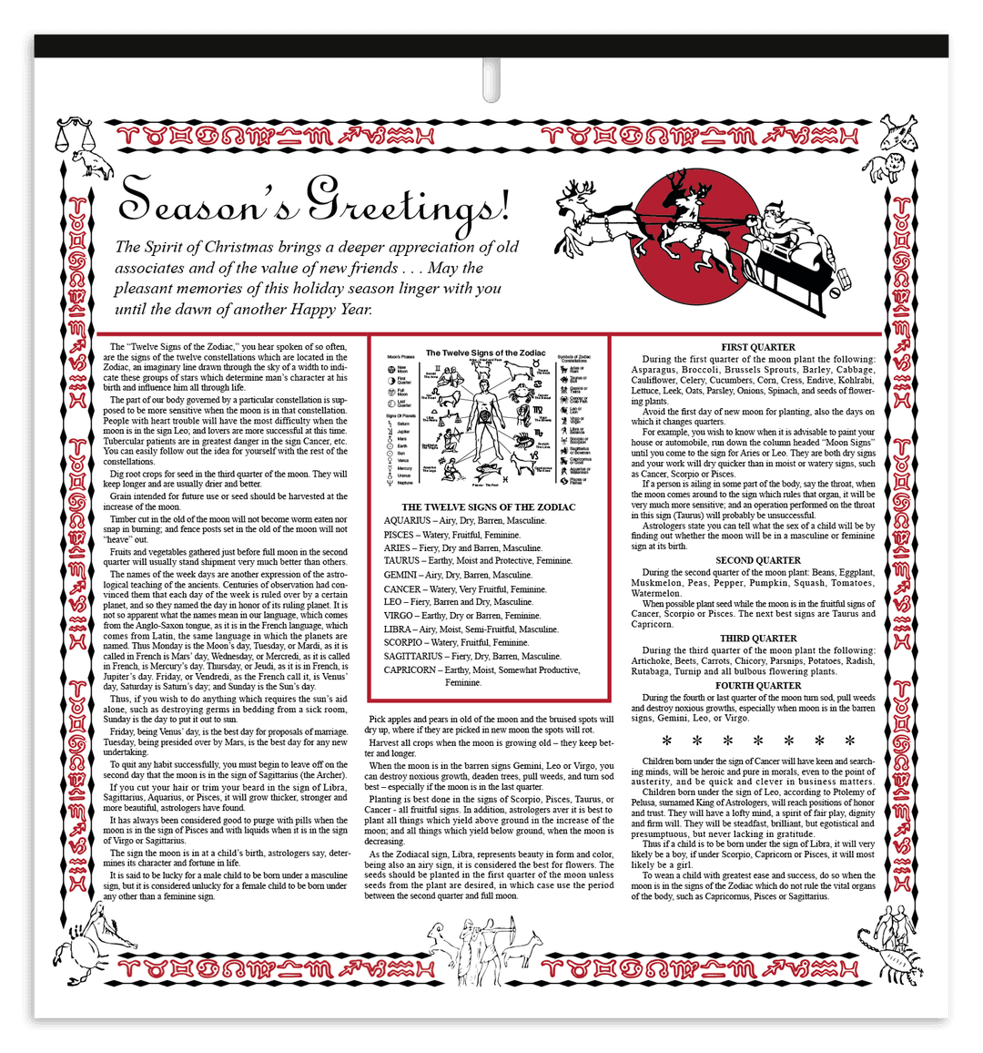 Almanac Calendar