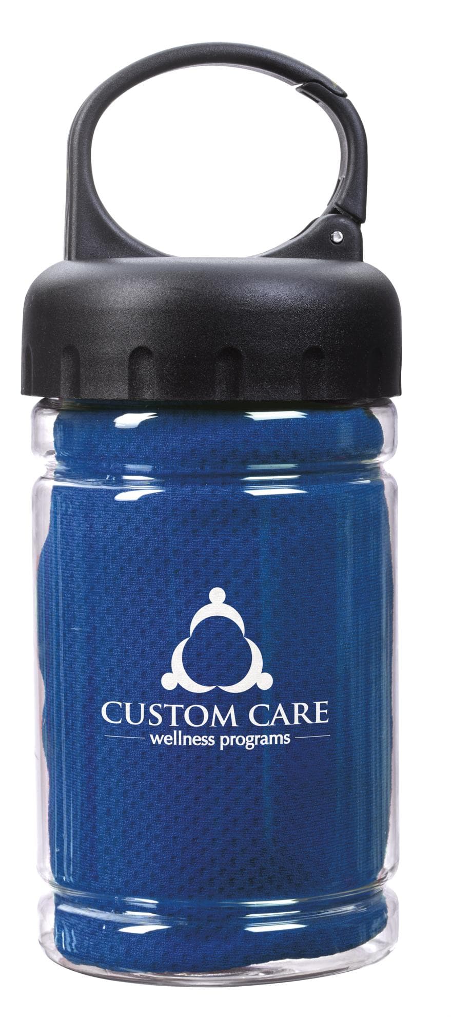 Carabiner Bottle with Cooling Towel