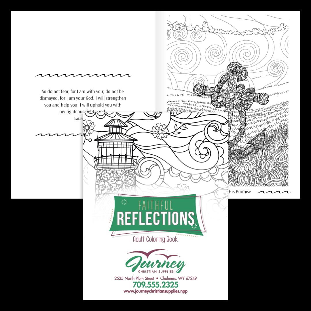 Faithful Reflections Adult Coloring Book