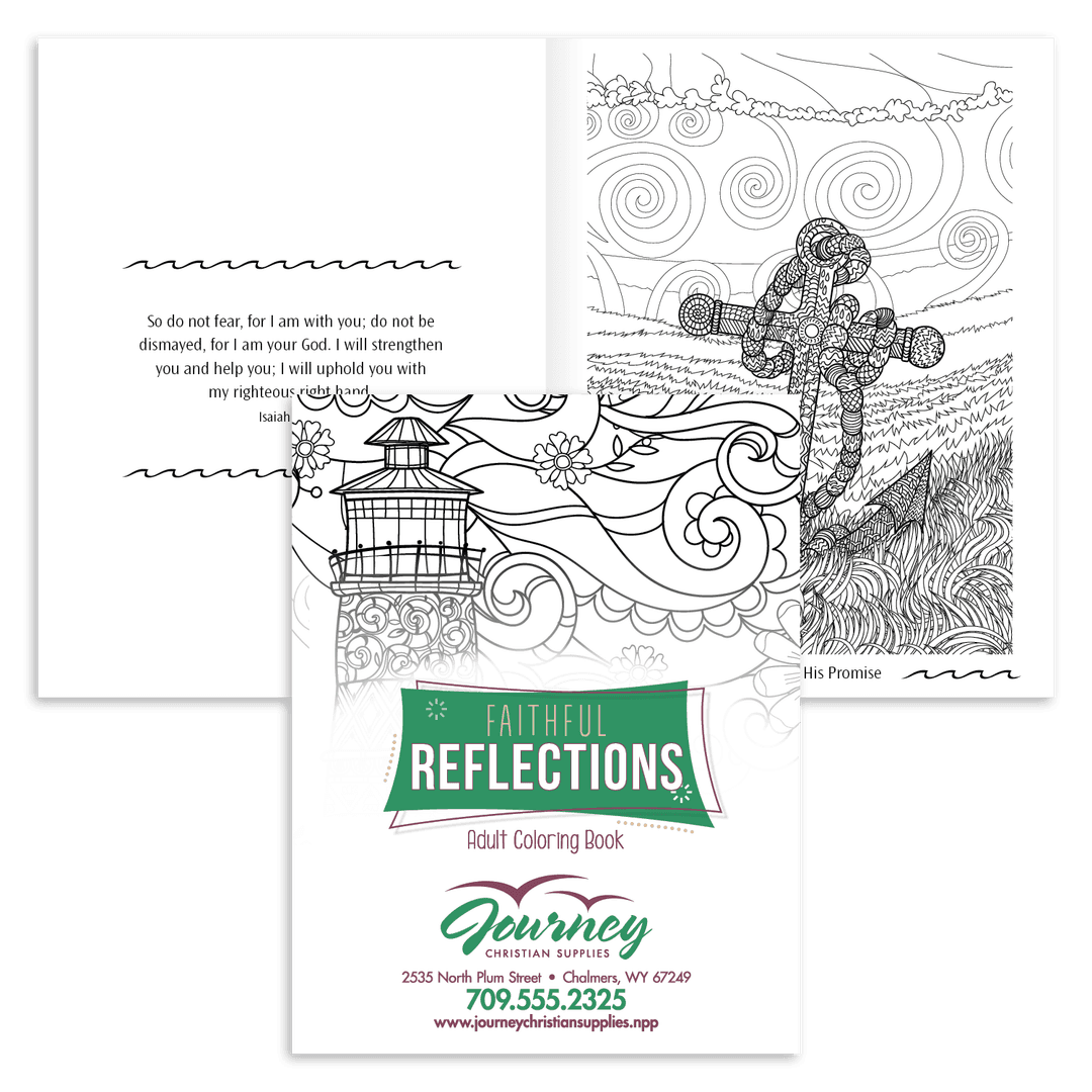 Faithful Reflections Adult Coloring Book