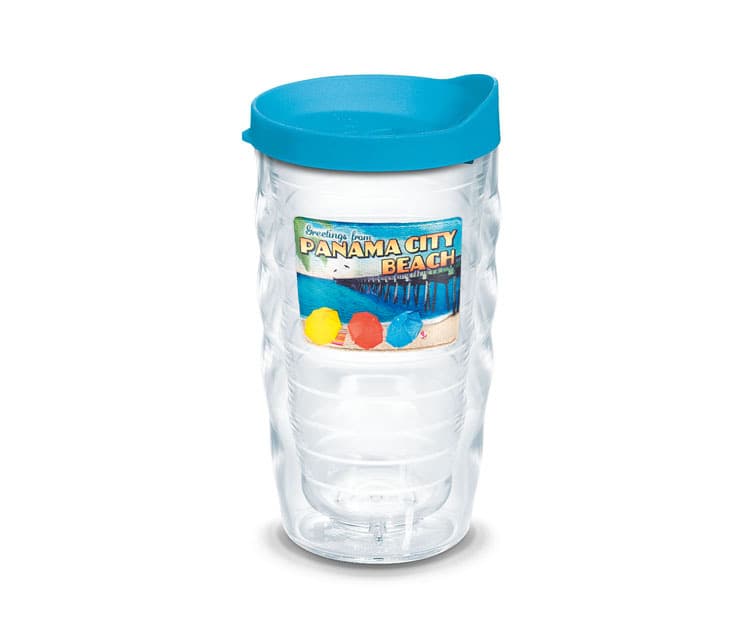 Classic Wavy Tumbler Enhanced Embroidered Emblem - 10 oz.