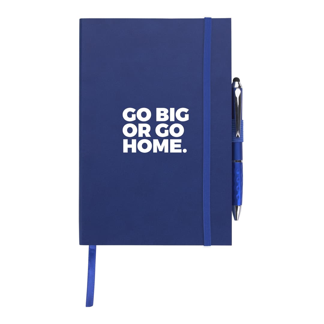 Color Edge Journal with Metallic Stylus Pen