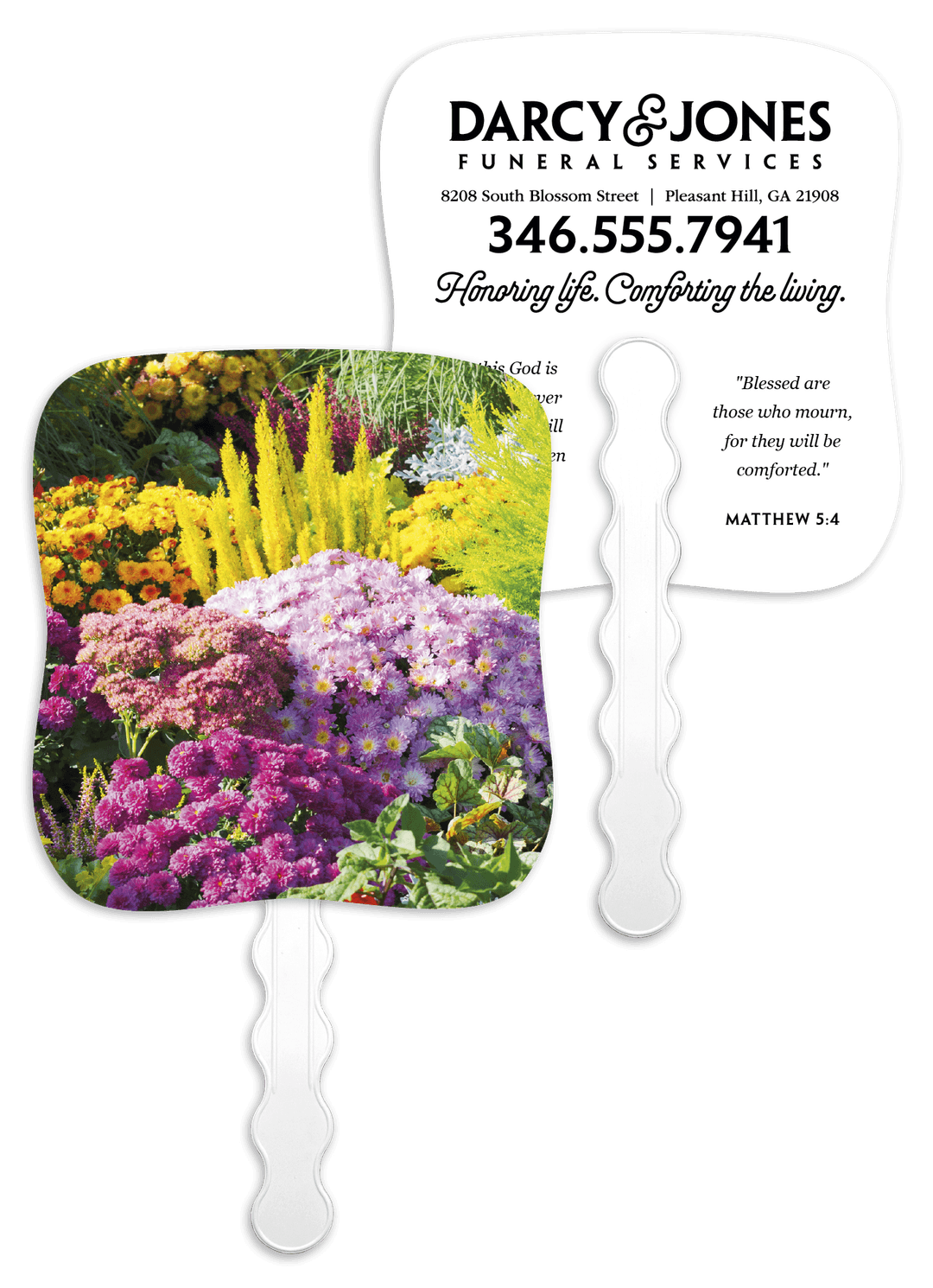 Bountiful Garden - Pictorial Fan