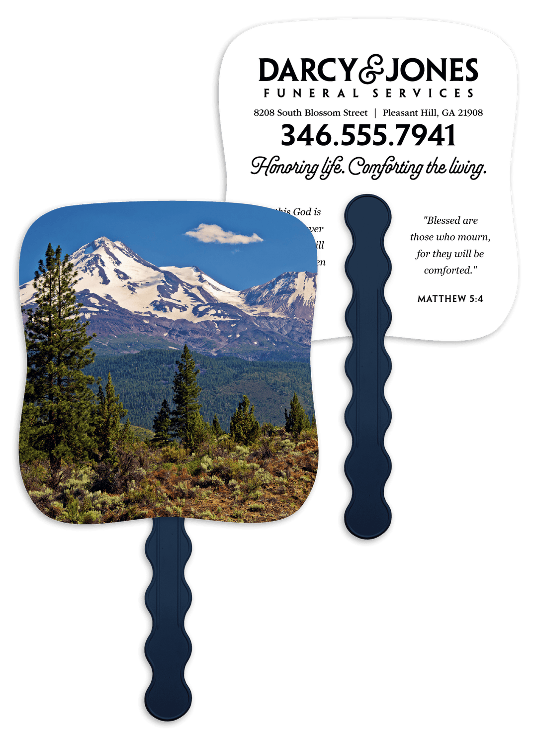 Peak Reflections - Pictorial Fan