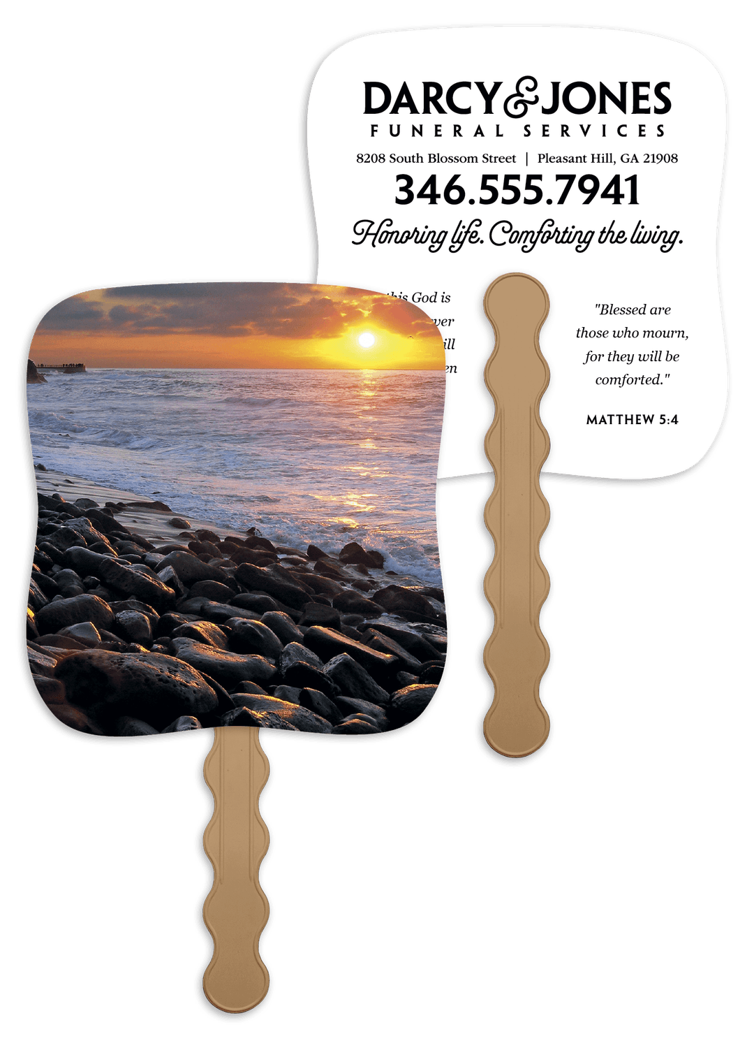 Sunset Shore - Pictorial Fan