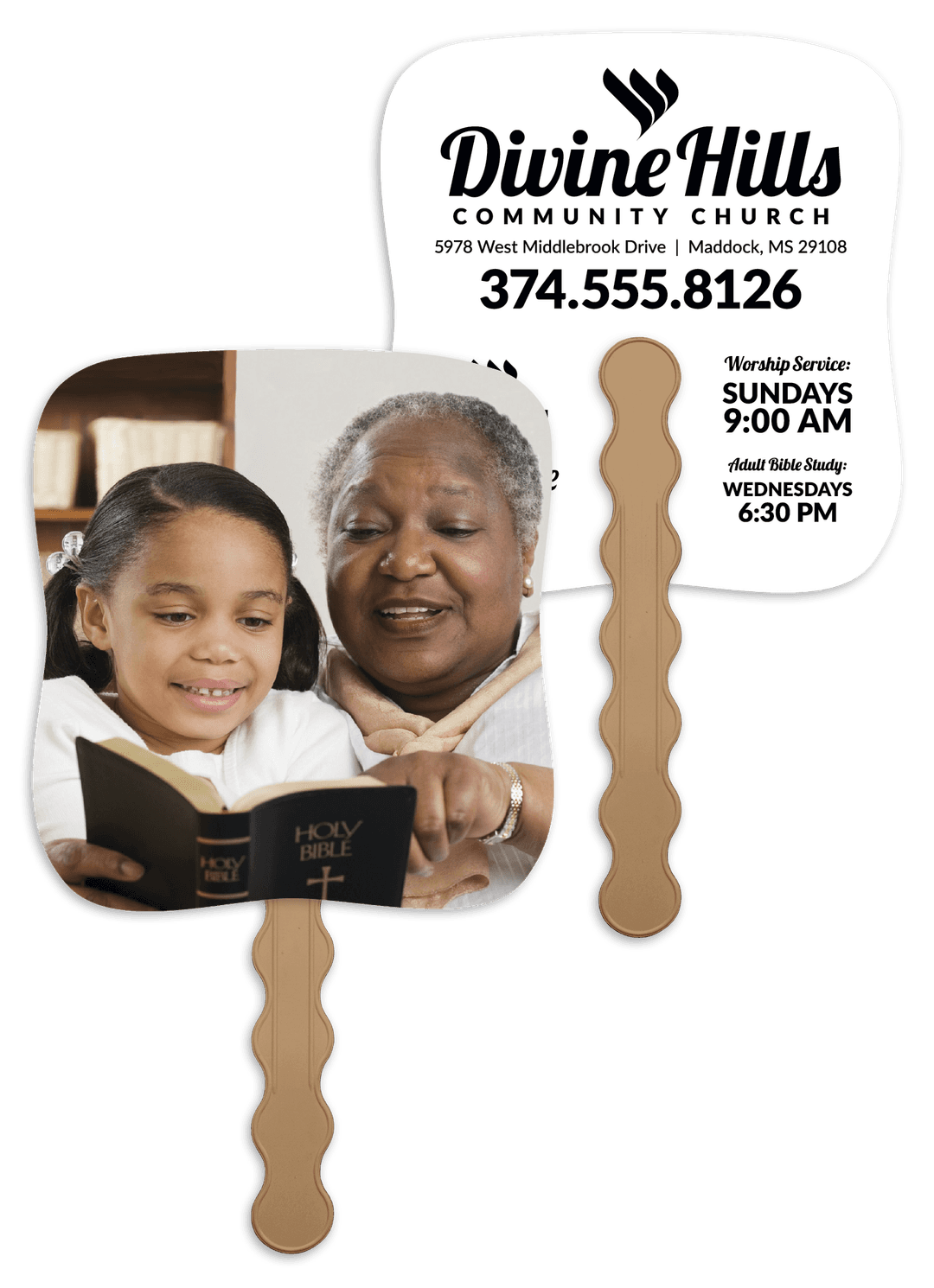 Bible Study - Pictorial Fan