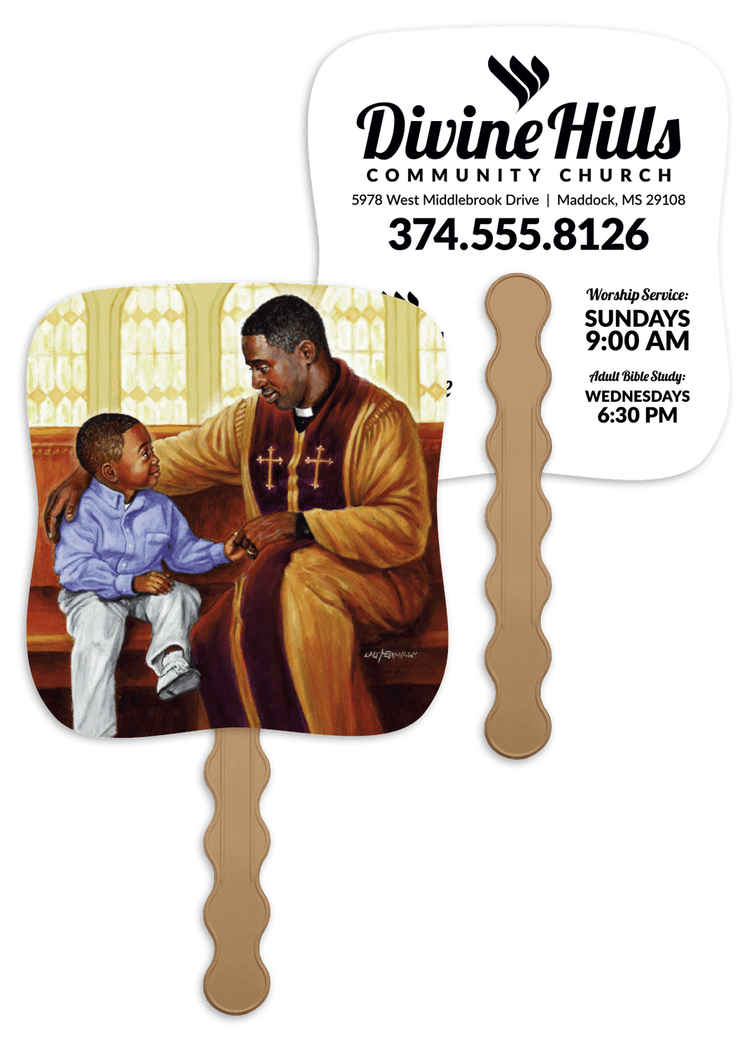 Spiritual Guidance - Pictorial Fan