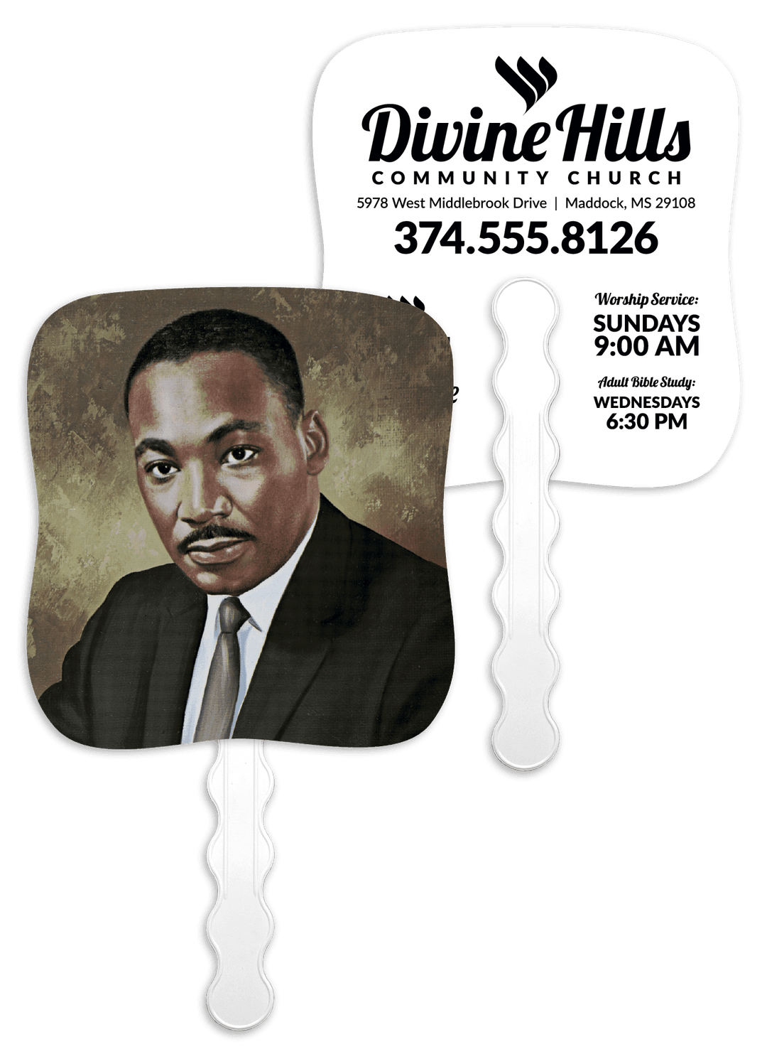 Dr. Martin Luther King, Jr. - Pictorial Fan