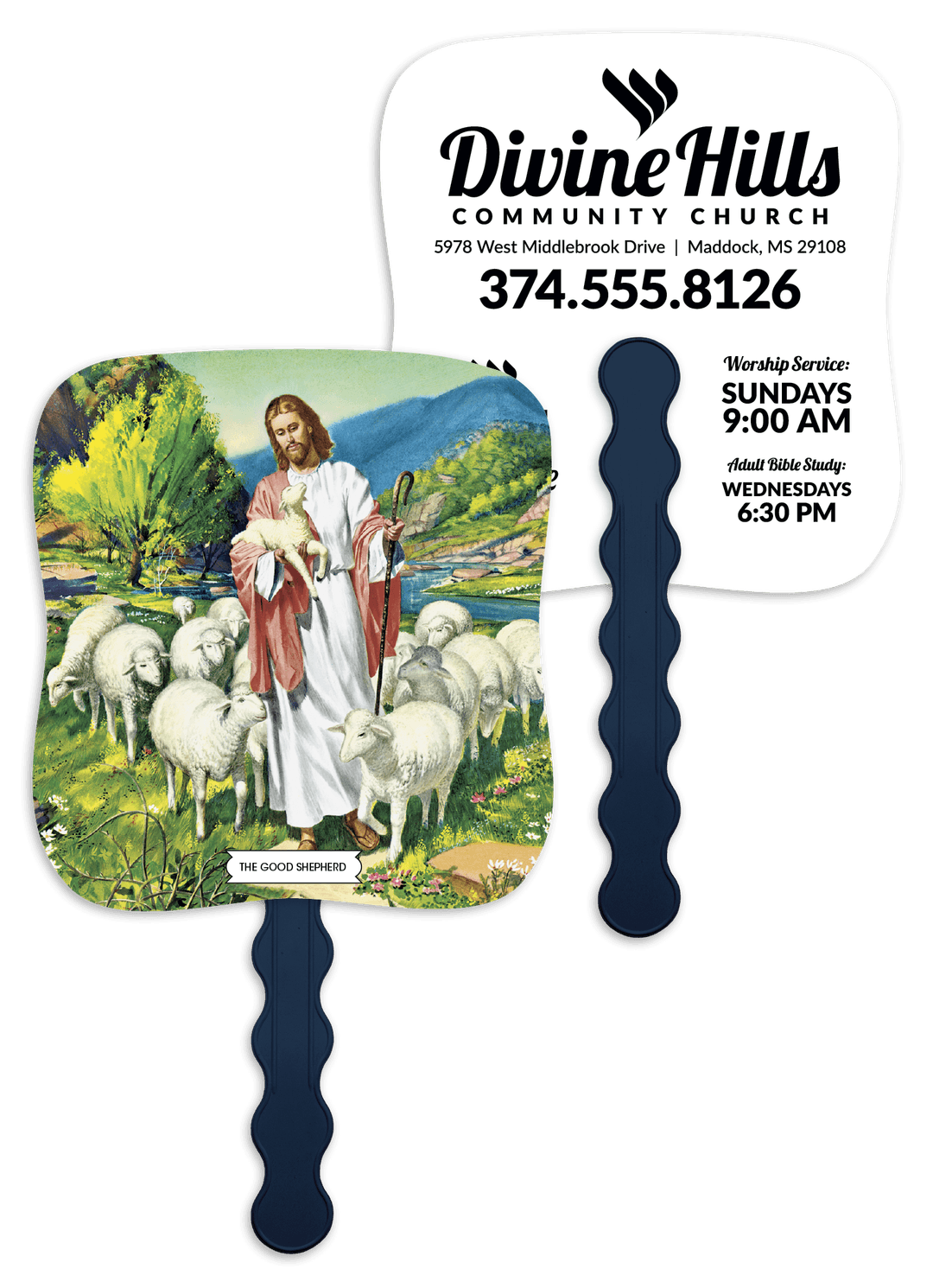 The Good Shepherd - Pictorial Fan