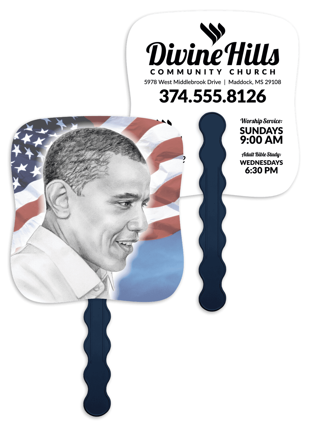 President Barack Obama - Pictorial Fan