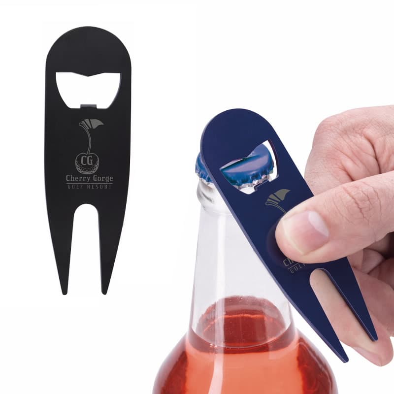 Modern Divot Tool with Bottle Opener