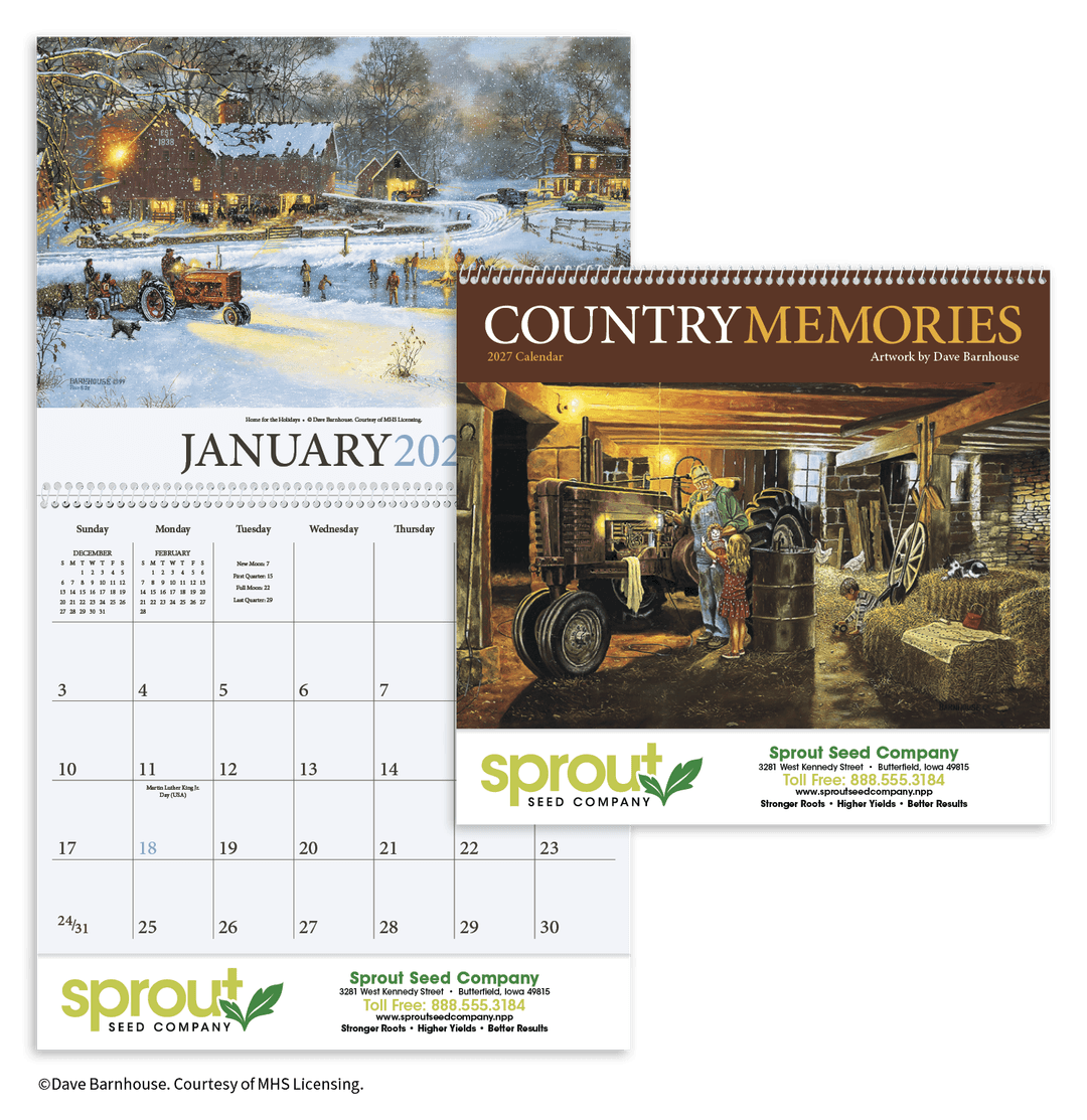 Country Memories Calendar