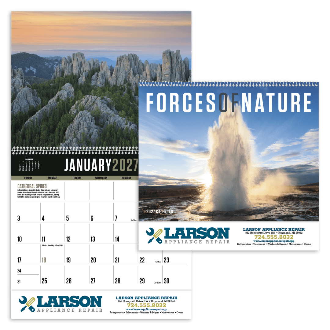 Forces of Nature Calendar